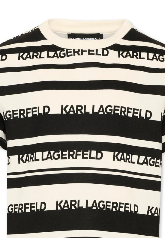 25SS [키즈] 칼라거펠트 티셔츠 Z30433 122 IVORY - KARL LAGERFELD