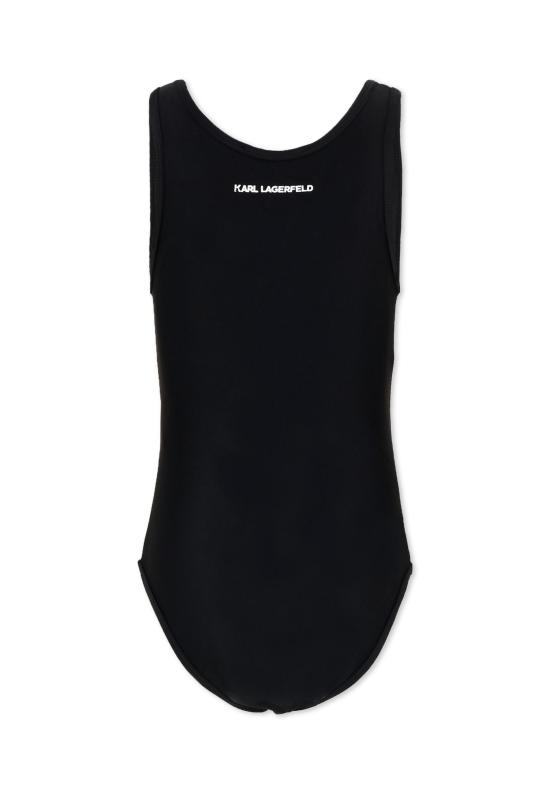 25SS [키즈] 칼라거펠트 원피스 수영복 Z30444 09B BLACK - KARL LAGERFELD