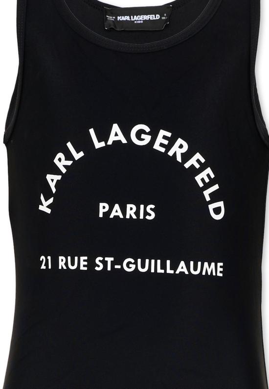 25SS [키즈] 칼라거펠트 원피스 수영복 Z30444 09B BLACK - KARL LAGERFELD