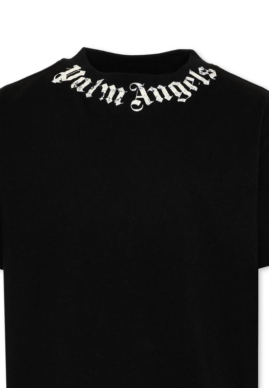 26SS [키즈] 팜앤젤스 티셔츠 PBAA003S26JER004 110 BLACK - PALM ANGELS