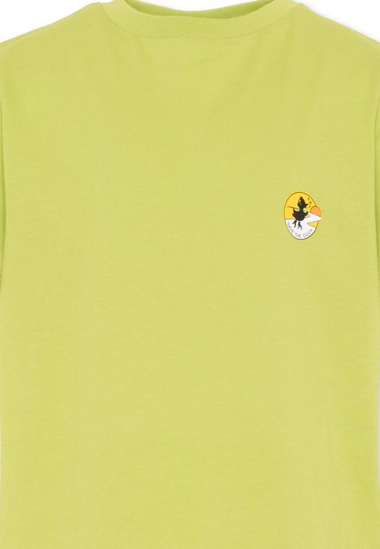 26SS [키즈] 세이브더덕 티셔츠 JT1732X BESY22 50080 GREEN - SAVE THE DUCK