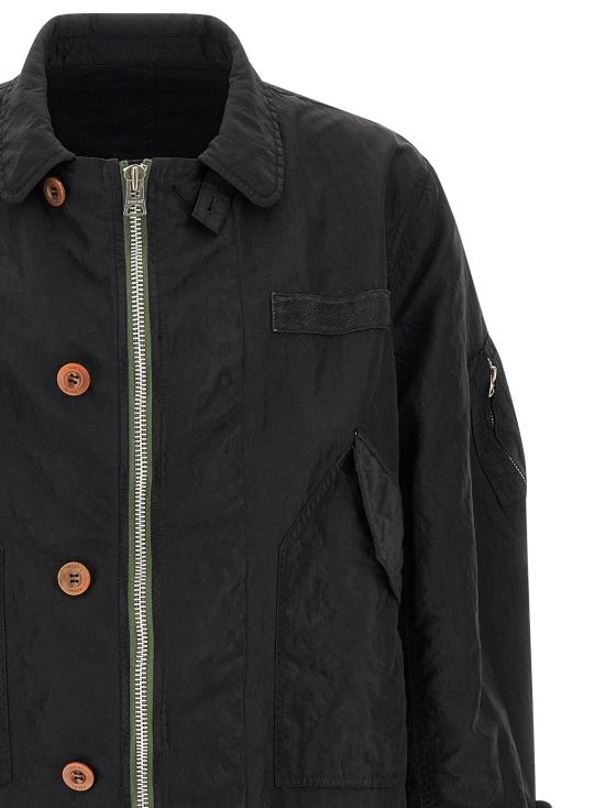 26SS 사카이 트렌치 코트 2603912M001 Black - SACAI