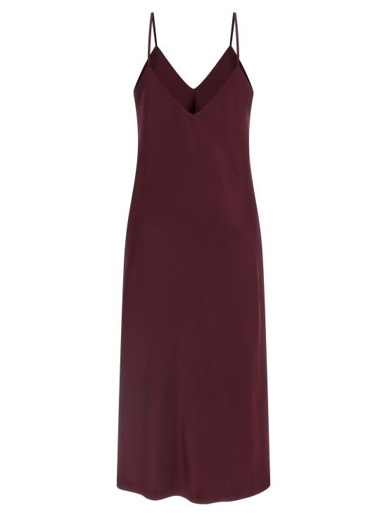 26SS 노마카말리 미디 원피스 ST4253SAB47043 Bordeaux - NORMA KAMALI