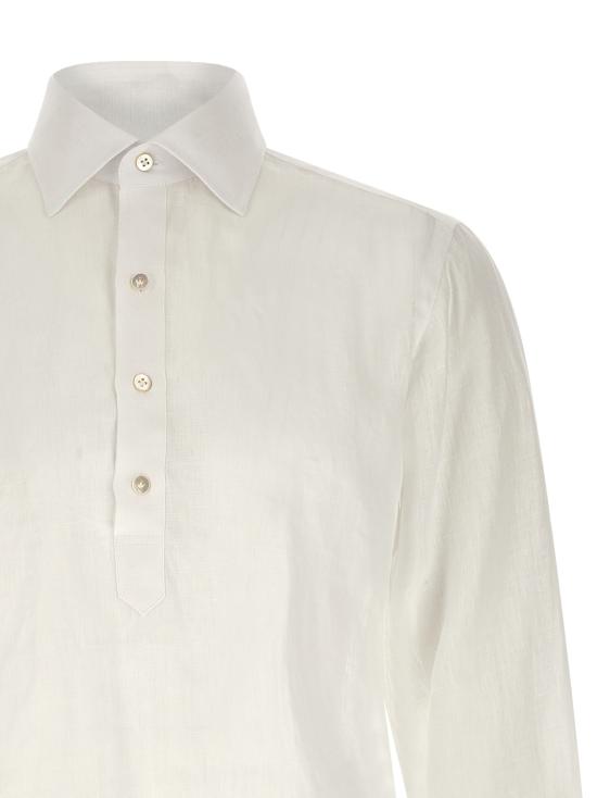 26SS 보리엘로 긴팔 셔츠 220191POLO1 White - BORRIELLO