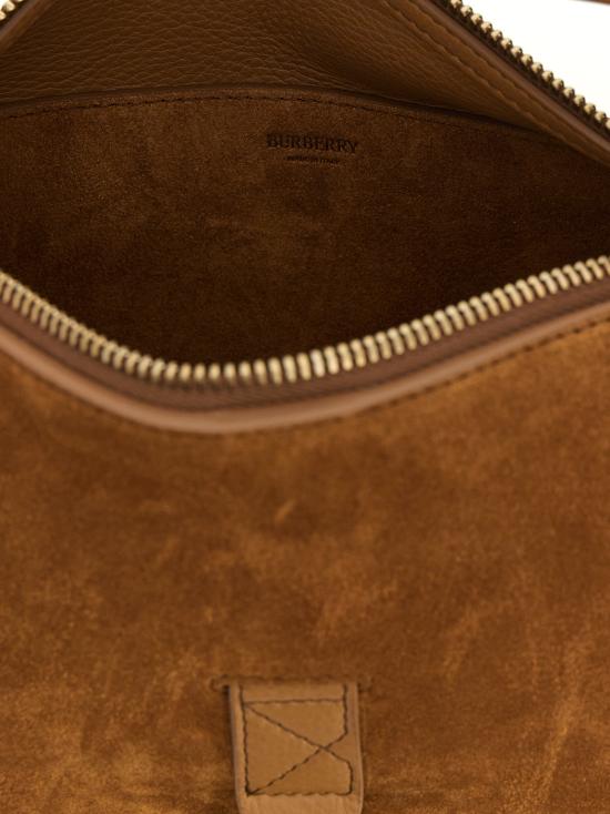 26SS 버버리 스몰 B 클립 메신저 백 8120779HAZEL Beige - BURBERRY