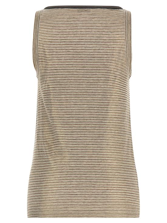 26SS 브루넬로 쿠치넬리 민소매 티셔츠 MQ977DU530C2094 Multicolor - BRUNELLO CUCINELLI