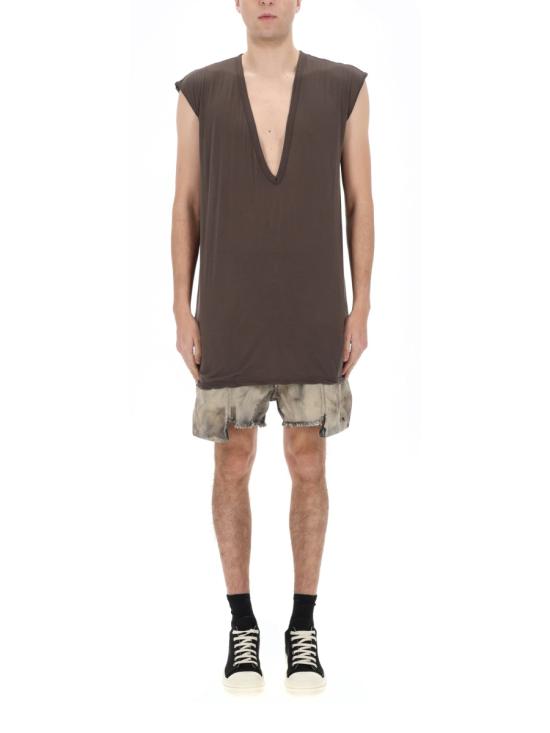 26SS 다크쉐도우 반팔 티셔츠 DU01F4157 BH78 BROWN - DRKSHDW