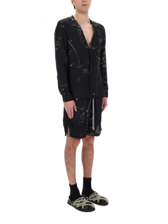 26SS 릭 오웬스 숏팬츠 RU01F2397 KP10911 BLACK - RICK OWENS