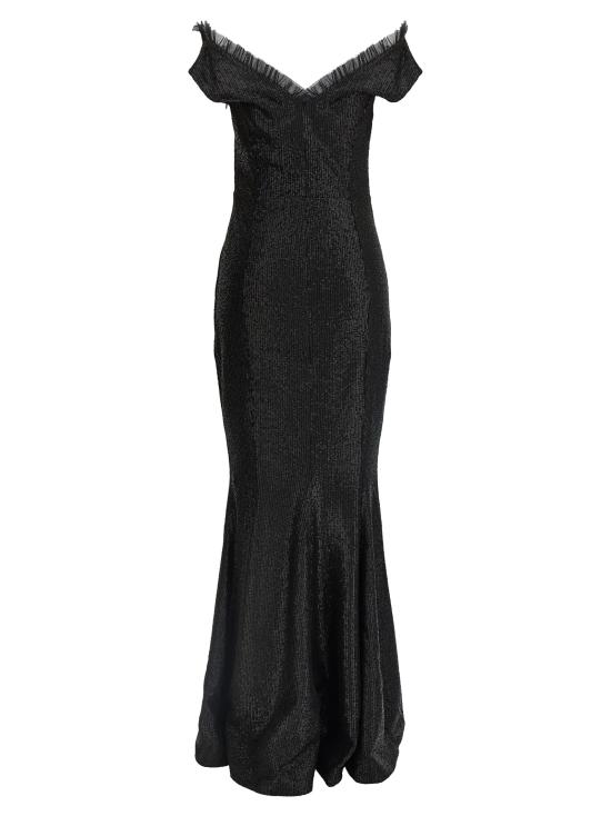 26SS 노마카말리 롱 원피스 ST4253SQS41001 Black - NORMA KAMALI