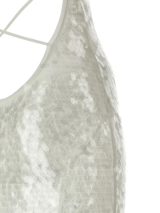 26SS 노마카말리 롱 원피스 ST4253TQS59965 White - NORMA KAMALI