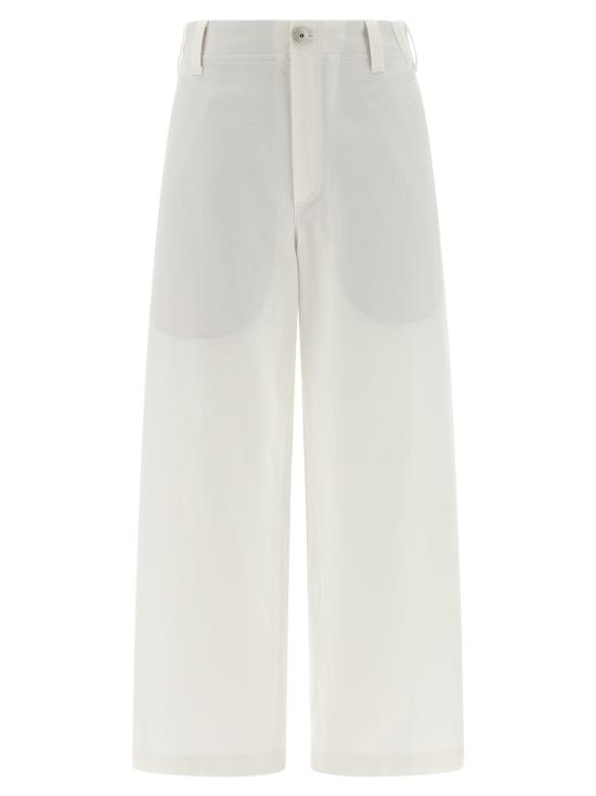 26SS 브루넬로 쿠치넬리 스트레이트 팬츠 ML118P9173C600 White