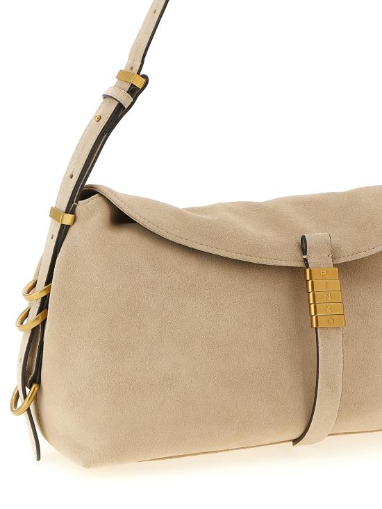 26SS 핑코 숄더백 105049A0F6C50Q Beige - PINKO