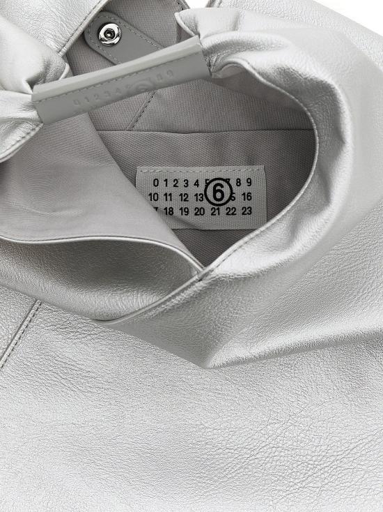 26SS MM6 메종마르지엘라 JAPANESE 재패니즈 스몰 토트백 S54WD0043P8396T9002 Silver - MM6 MAISON MARGIELA