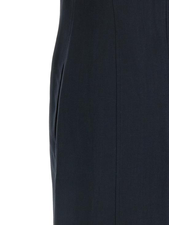 26SS 브루넬로 쿠치넬리 미디 원피스 MH126AHB51C4224 Blue - BRUNELLO CUCINELLI