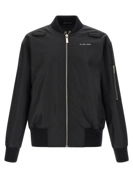 26SS 44레이블 봄버 자켓 B0030657FA487099 Black