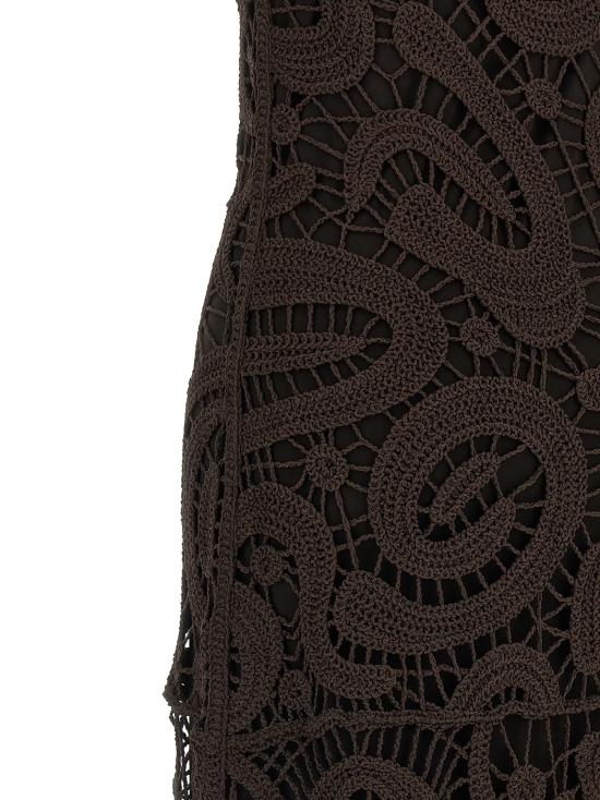 26SS 핑코 롱 원피스 106361A354M05 Brown - PINKO