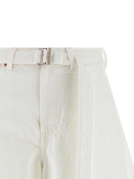 26SS 사카이 숏팬츠 2608317151 White - SACAI