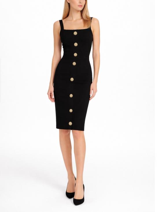 26SS 발망 민소매 티셔츠 GF1AA415KJ43 0PA BLACK - BALMAIN