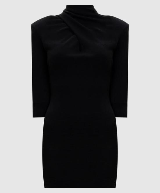 26SS 디 아티코 미디 원피스 260WCA00478KWW005AA 100 Black