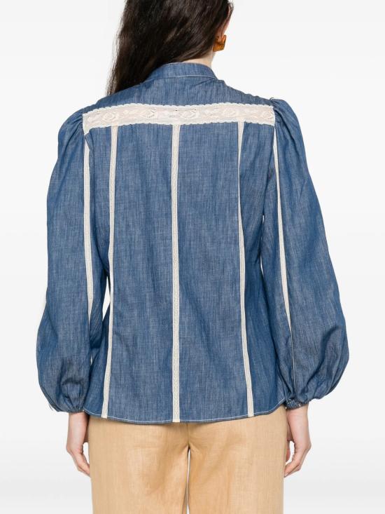 26SS 짐머만 셔츠 5604TRS261 RWBLU Blue - ZIMMERMANN