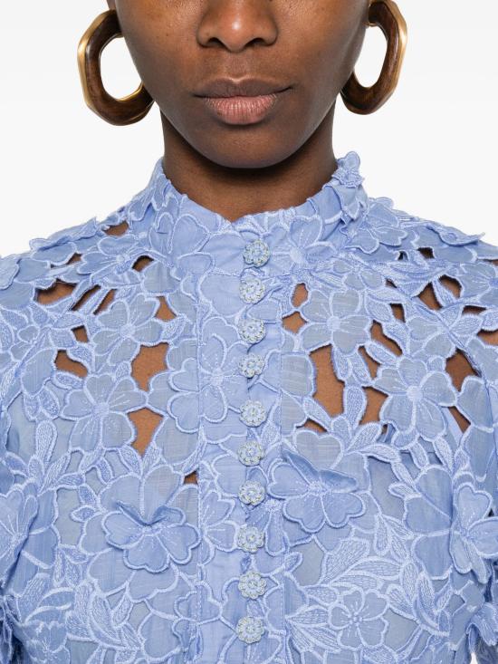 26SS 짐머만 미디 원피스 6886DRS264 JAC Clear Blue - ZIMMERMANN