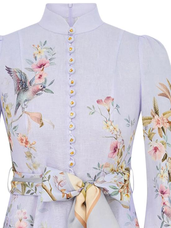 26SS 짐머만 미디 원피스 9142DC261 BLAV Clear Blue - ZIMMERMANN