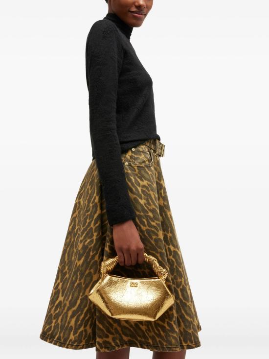 26SS 가니 메탈릭 미니 부백 B2100030 339 Golden - GANNI