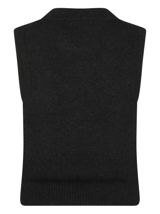 26SS 가니 그래픽 울 베스트 A1070264 252 Grey - GANNI