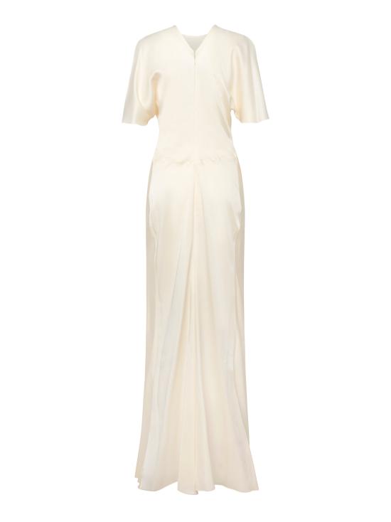 26SS 빅토리아 베컴 미디 원피스 1126WDR007004A 3 Ivory - VICTORIA BECKHAM