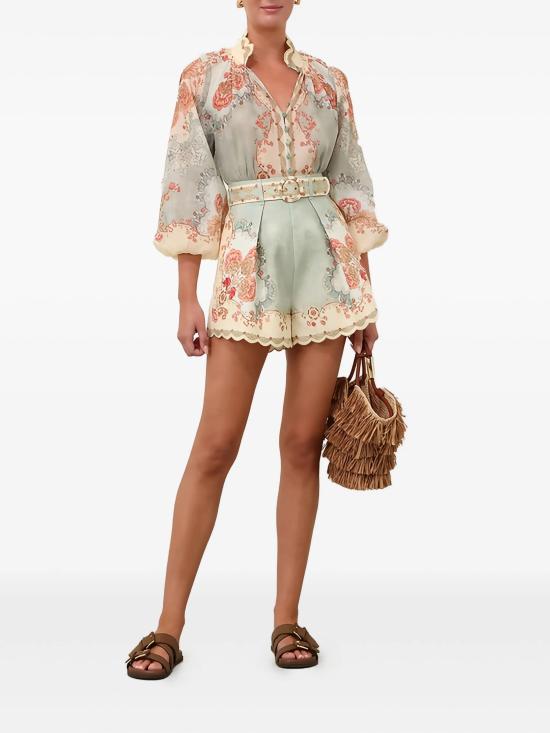 26SS 짐머만 블라우스 4273TRS263 WPFM MultiColour - ZIMMERMANN