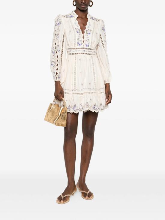 26SS 짐머만 미디 원피스 5376DRS264 CPPR White - ZIMMERMANN