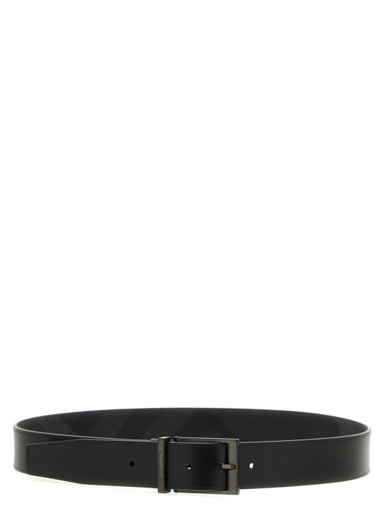 26SS 버버리 가죽 벨트 8065341 CHARCOAL GRAPHITE DOM - BURBERRY