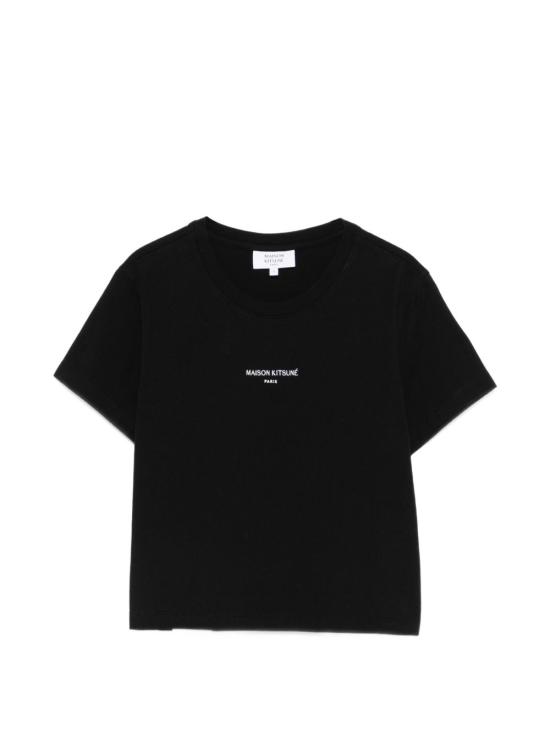 26SS 메종키츠네 반팔 티셔츠 QW00100K J7026P199 Black