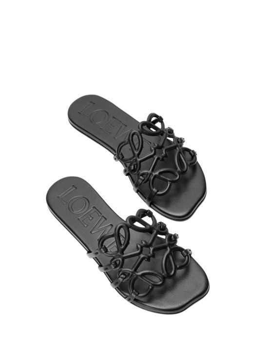 26SS 로에베 샌들 LPEA465X06 1100 Black - LOEWE