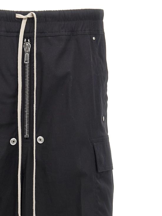 26SS 릭 오웬스 스트레이트 팬츠 RU01F2339 TE09 Black - RICK OWENS