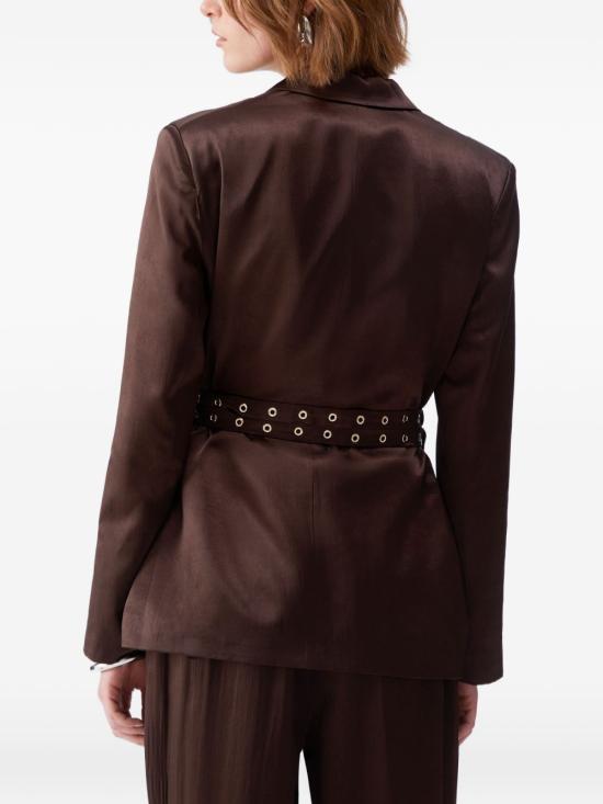 26SS 리우조 수트 자켓 CA6146 T450AP9576 Chocolate black - LIU JO