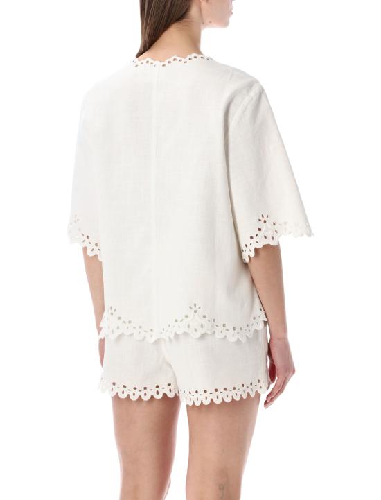 26SS 이자벨마랑에뚜왈 블라우스 HT0586FBD1J04E 20WH Bianco - ISABEL MARANT ETOILE