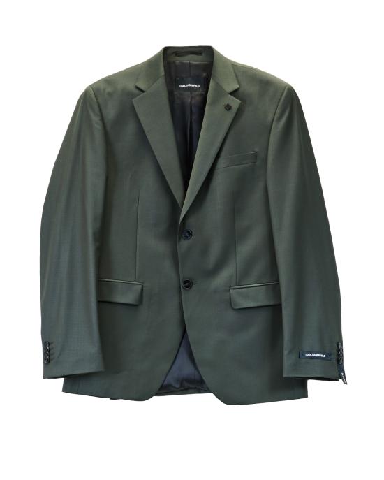 26SS 칼라거펠트 수트 자켓 155200 554035 V10 590 VERDE SCURO