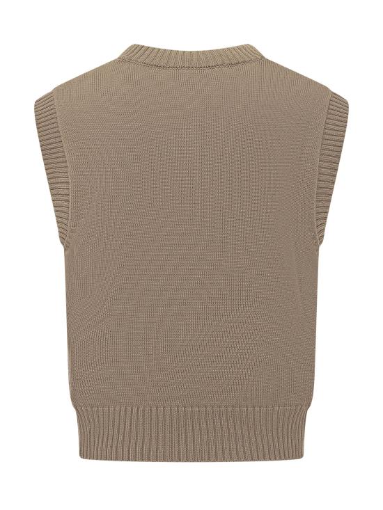 26SS 아미 스웨터 UKS860KN0156 A117 BEIGE TAUPE ECRU - AMI