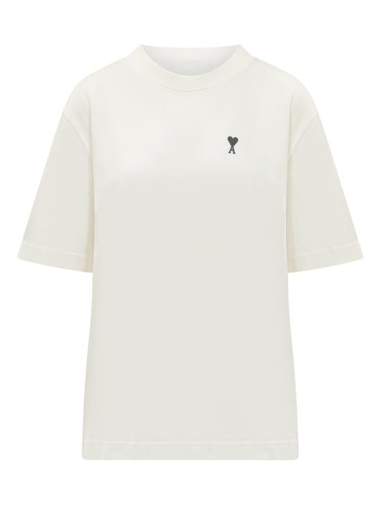 26SS 아미 반팔 티셔츠 UTS387726 136 WHITE NATURAL