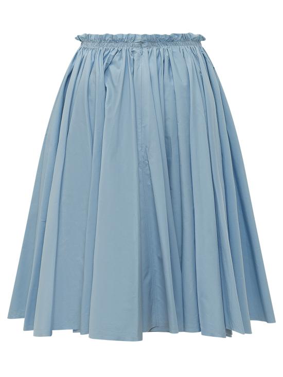 26SS 아미 미디 스커트 FSK444CO0063 484 BLEU CACHEMIRE - AMI