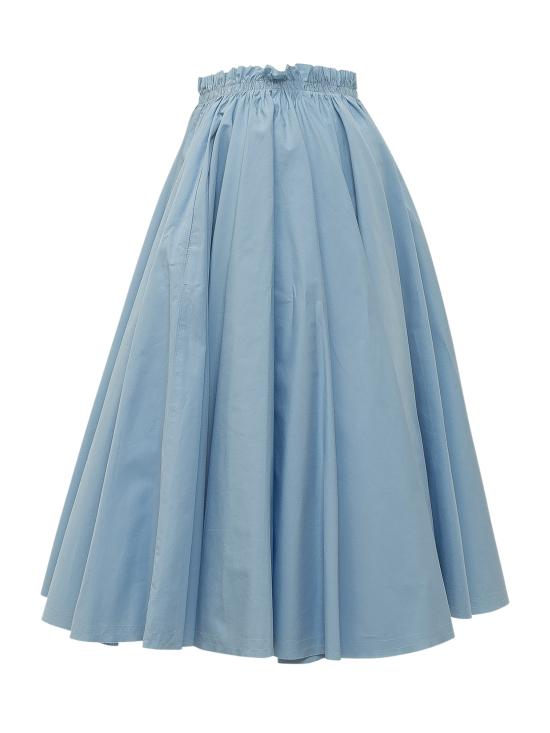 26SS 아미 미디 스커트 FSK444CO0063 484 BLEU CACHEMIRE - AMI