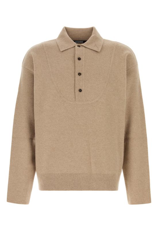 25FW 자크뮈스 팔로네 바뢰즈 폴로 스웨터 SWM00609AK00276 150 BEIGE