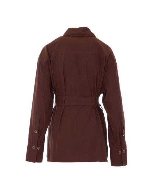 26SS 핑코 셔츠 106153 A2ERL78 Brown - PINKO