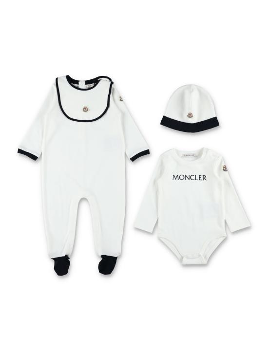 26SS [키즈] 몽클레어 캐주얼 세트 8P000048392E F07 Bianco