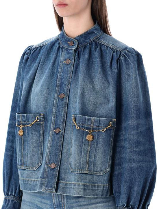 26SS 끌로에 데님 자켓 CH26SDV09258 4A1 FADED INDIGO - CHLOE