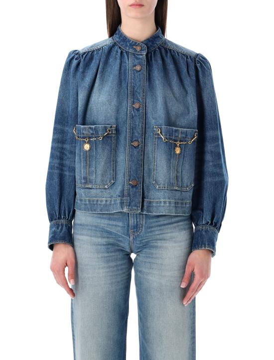 26SS 끌로에 데님 자켓 CH26SDV09258 4A1 FADED INDIGO