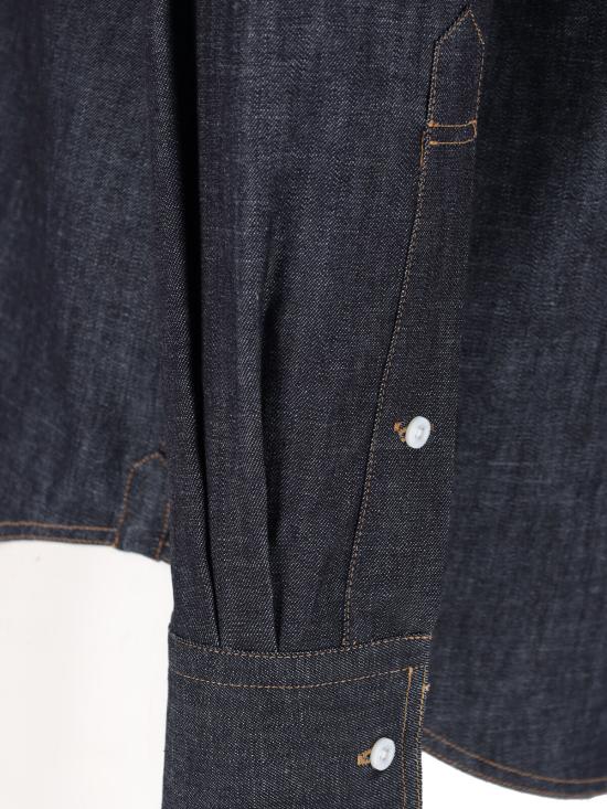  톰브라운 데님 암밴드 셔츠 MWL435S F1105 415 - THOM BROWNE