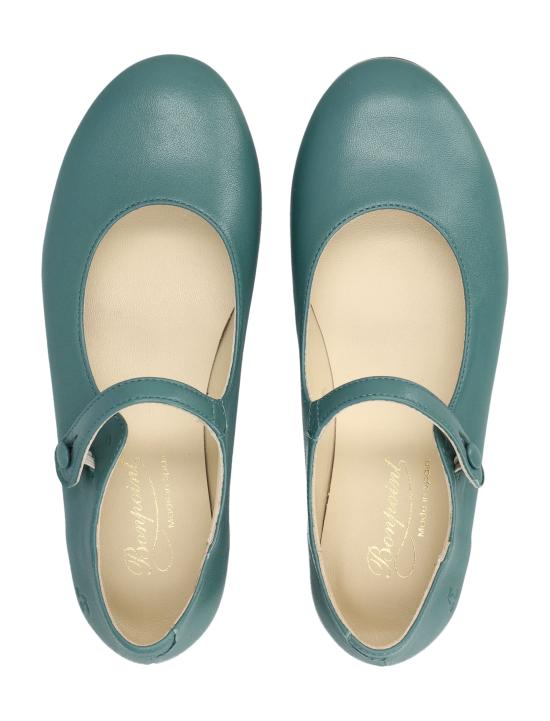 26SS [키즈] 봉쁘앙 레이스업 슈즈 S06GSOL00002 048 SLATE GREEN - BONPOINT