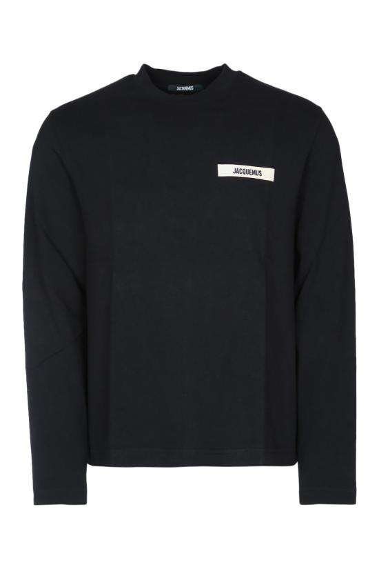 26SS 자크뮈스 그로그랭 긴팔 티셔츠 TSM00570AJ00226 990 Black